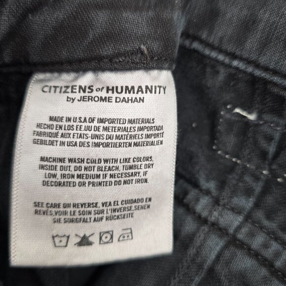 Citizens‎ Of Humanity Surplus Cargo Washed Black Jeans Size 28 - Picture 10 of 12